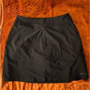 Black Orvis athletic skirt
